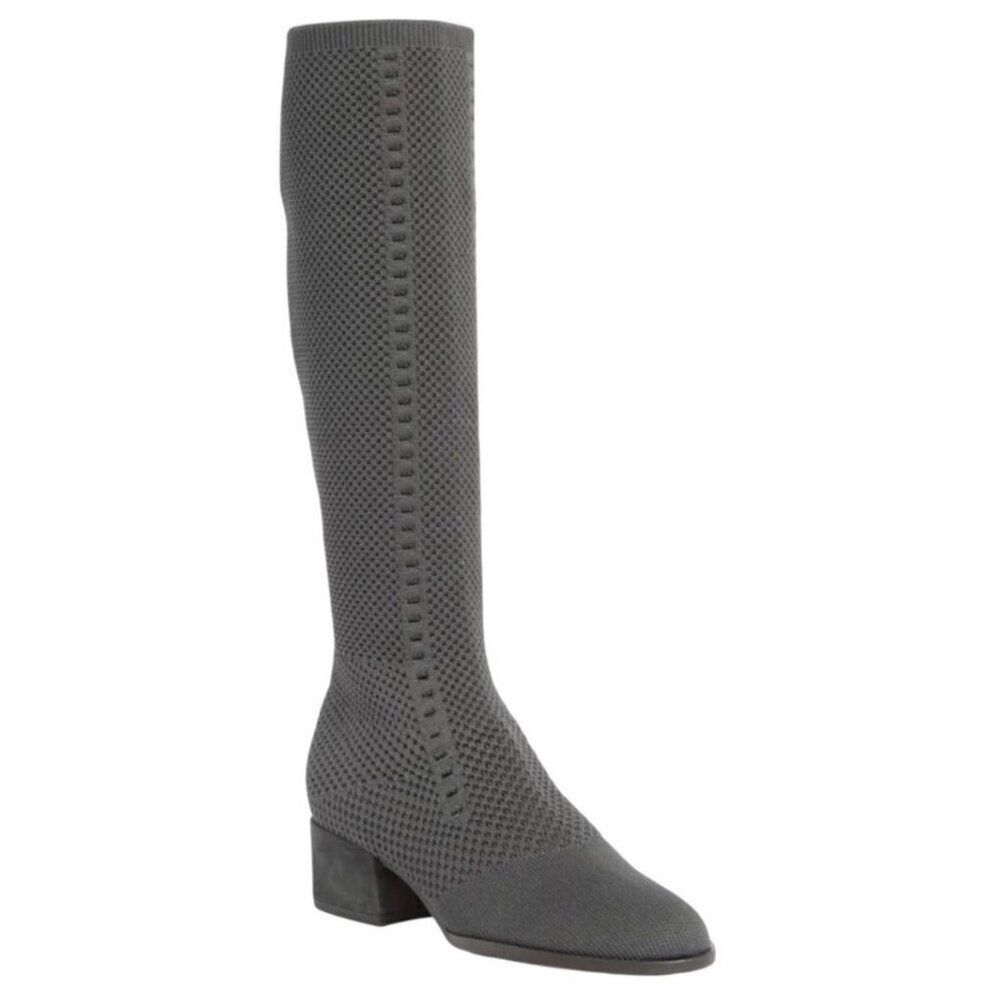 Eileen Fisher Alas Tall Boot in Gray Size 8